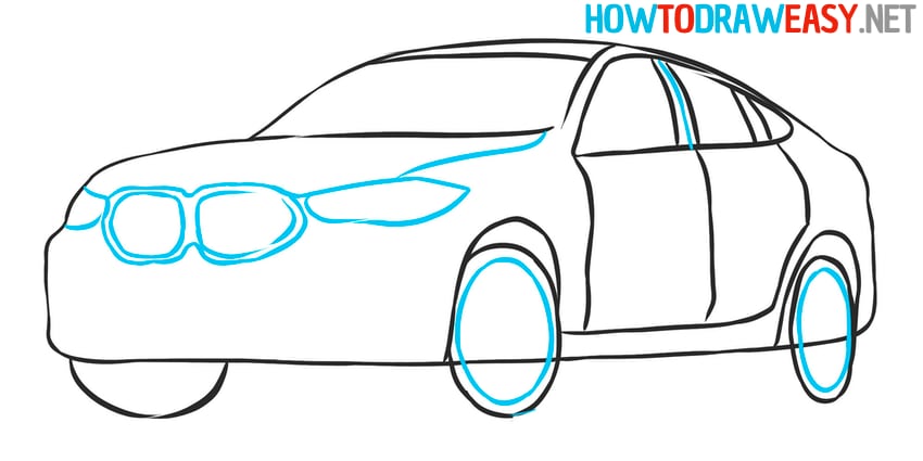 how to sketch bmw x6