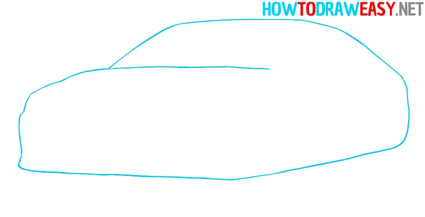 how to sketch car