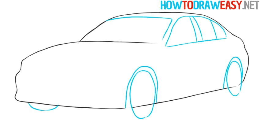 how to sketching bmw car