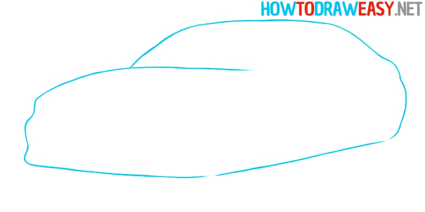 simple car drawing