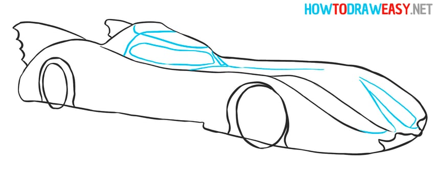 sketching tutorial batman car
