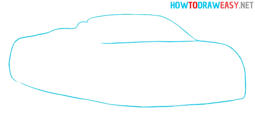 sports car drawing for beginners