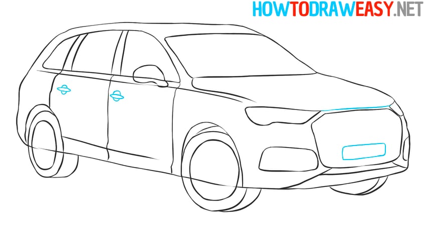 suv car drawing tutorial