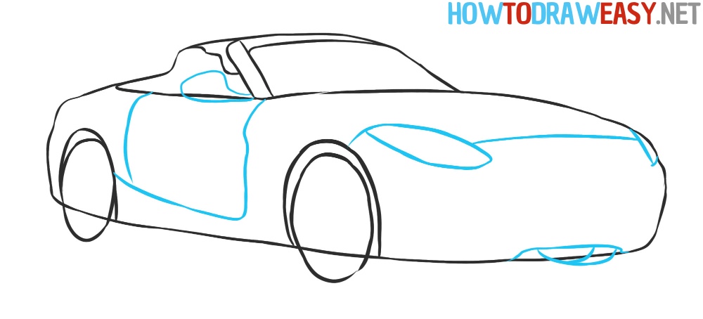 BMW Sports Car Sketch Tutorial