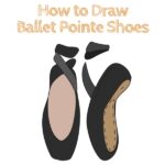 How to Draw Ballet Pointe Shoes