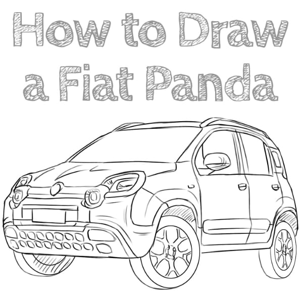 How to Draw a Fiat Panda