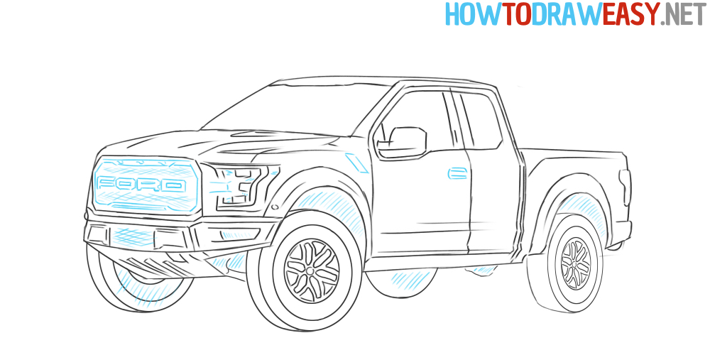 Ford Truck Drawing Tutorial
