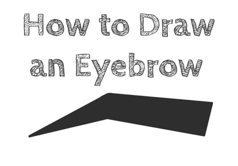 How to Draw an Eyebrow Step by Step - How to Draw Easy