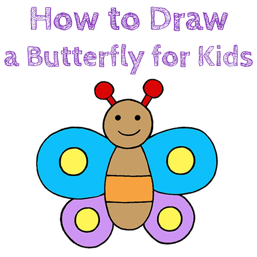Fun & Funky Watercolor Butterfly Painting for Kids-omiya.com.vn