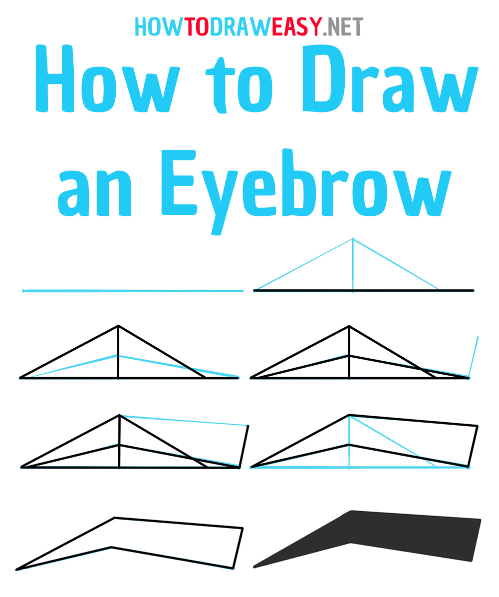 How to Draw an Eyebrow Step by Step