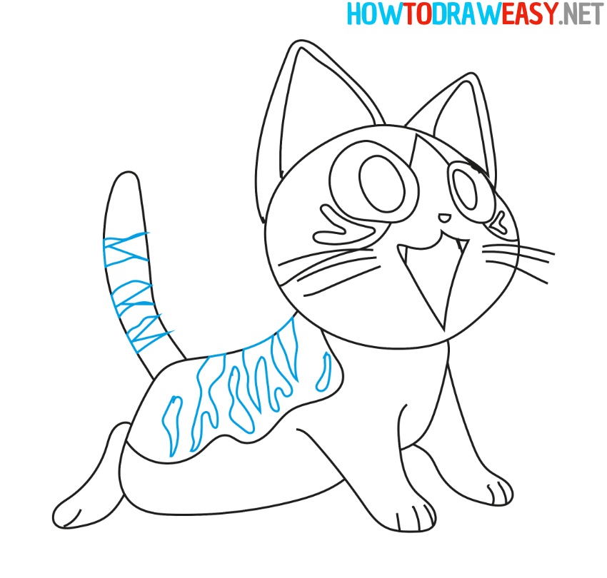 How to Drawing an Anime Cat for beginners