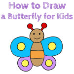 How to Draw a Butterfly for Kids