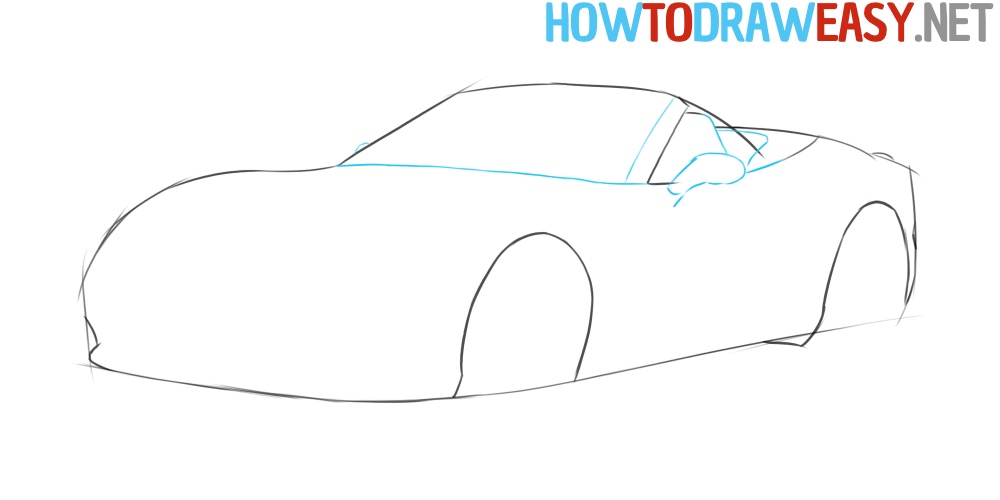 Roadster Sports Car Sketch Tutorial