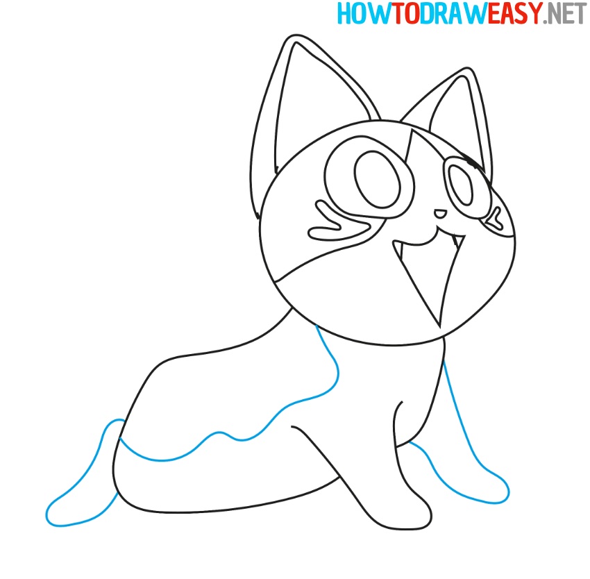 Sketching Manga Cat Easy Drawing