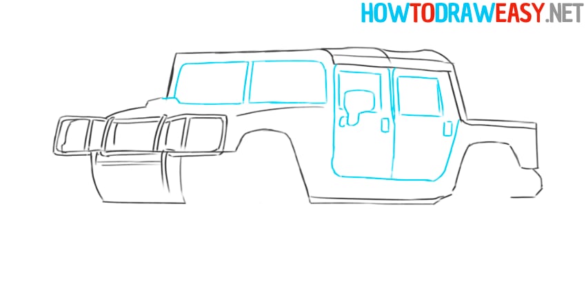 how to sketch american military