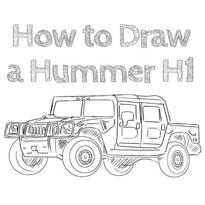 hummer h1 simple drawing tutorial