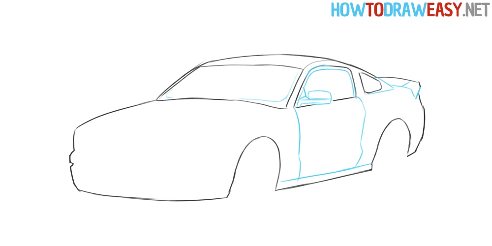muscle car how to sketch