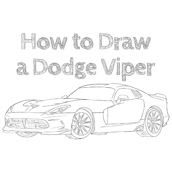 How to Draw a Dodge Viper SRT