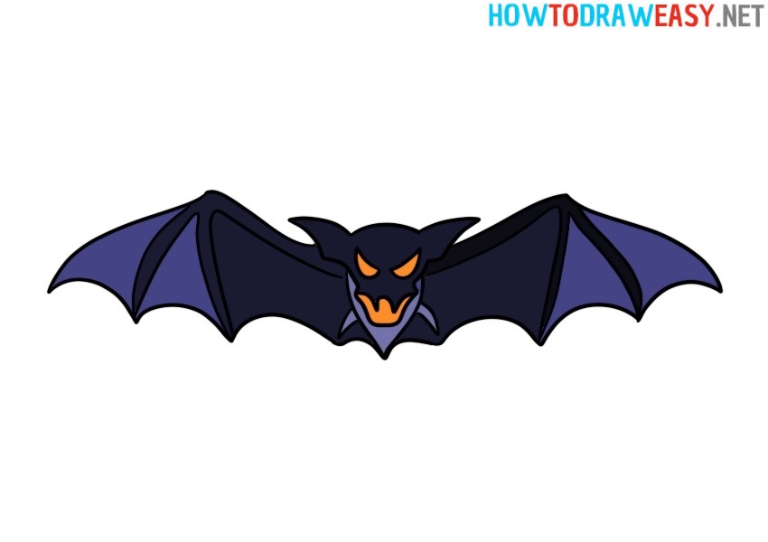 Bat how to draw