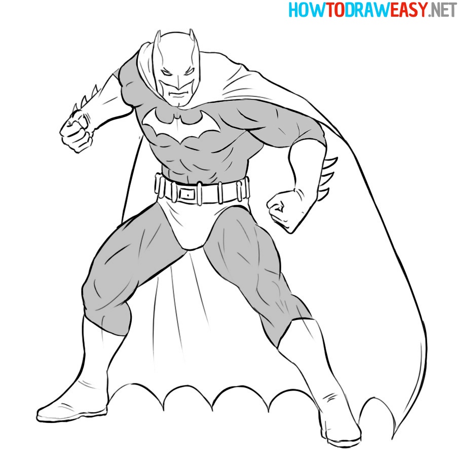 Batman Drawing Tutorial
