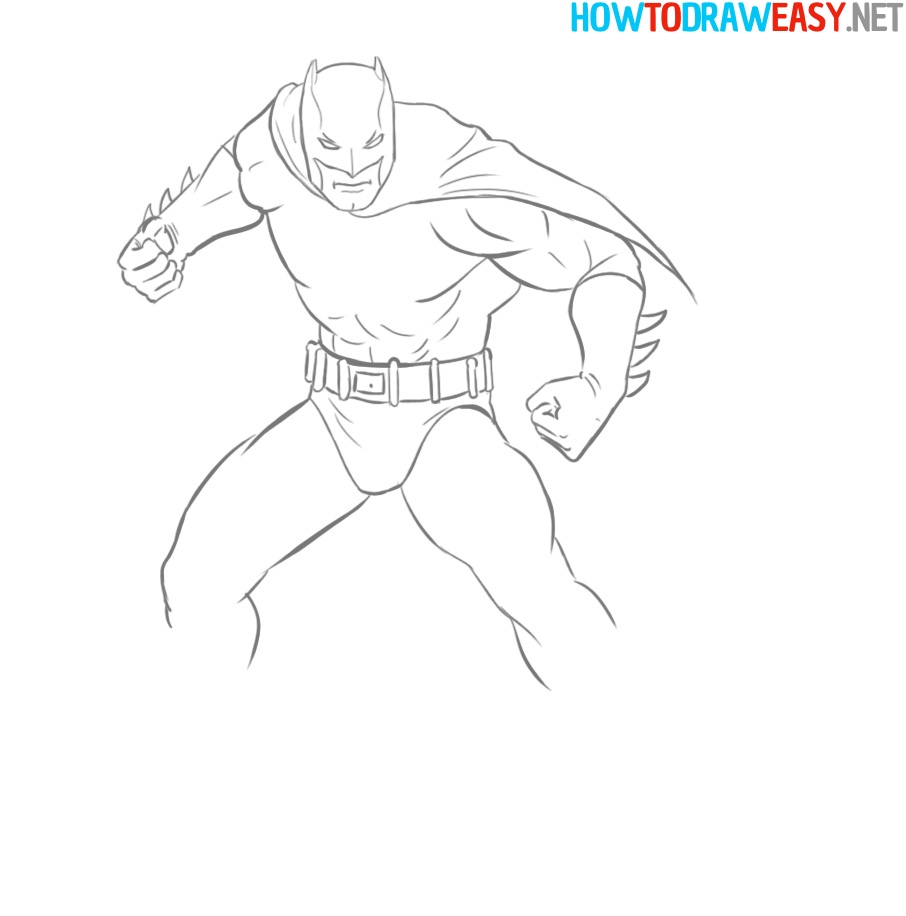 Batman Sketch Easy