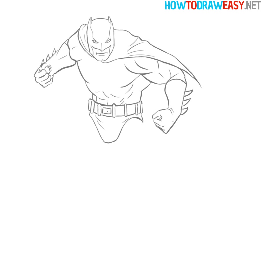 Batman Sketch Tutorial Easy