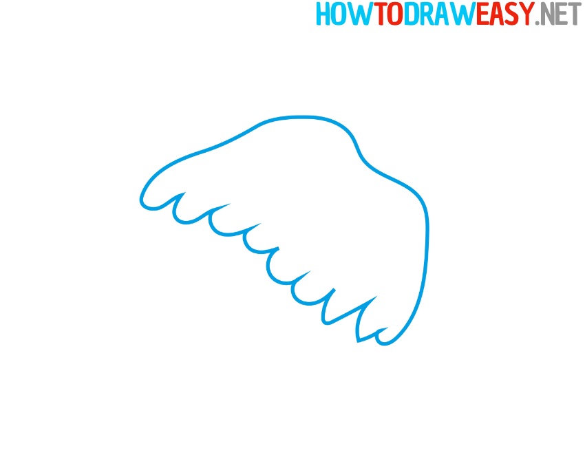 Bird wing Drawing Tutorial