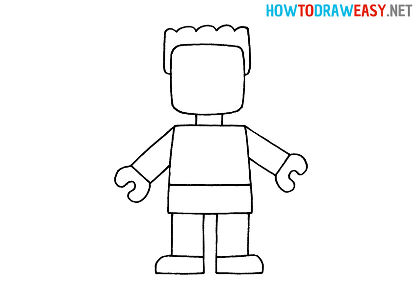 Cartoon Lego Man
