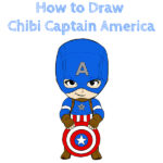How to Draw Chibi Captain America