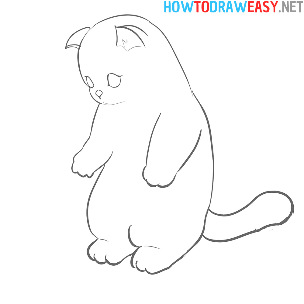 Cute Cat Drawing