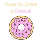 How to Draw a Donut for Kids