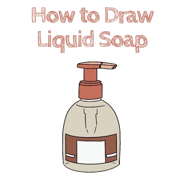 How to Draw Liquid Soap
