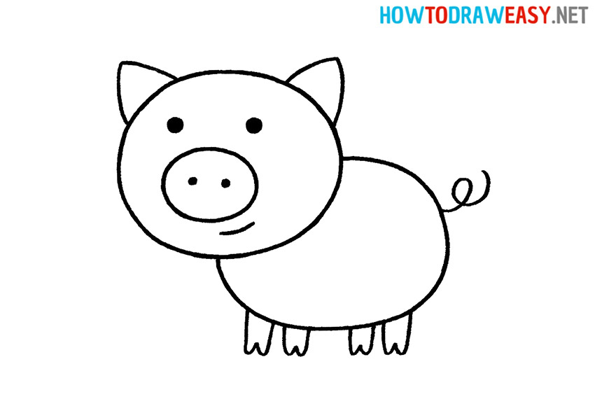 Drawing Pig Easy