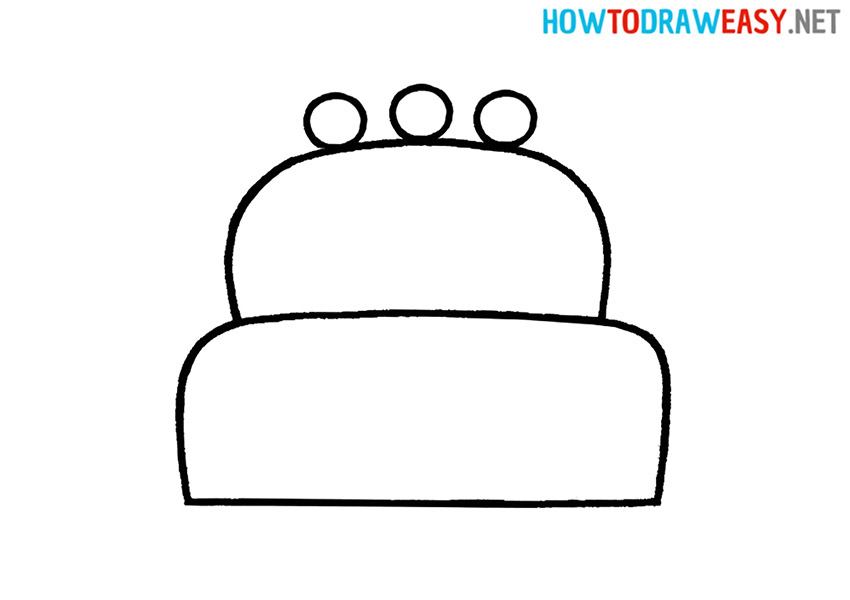 Drawing a Cake for Kids