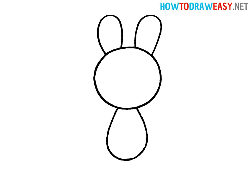 Drawing a Hare for Kids