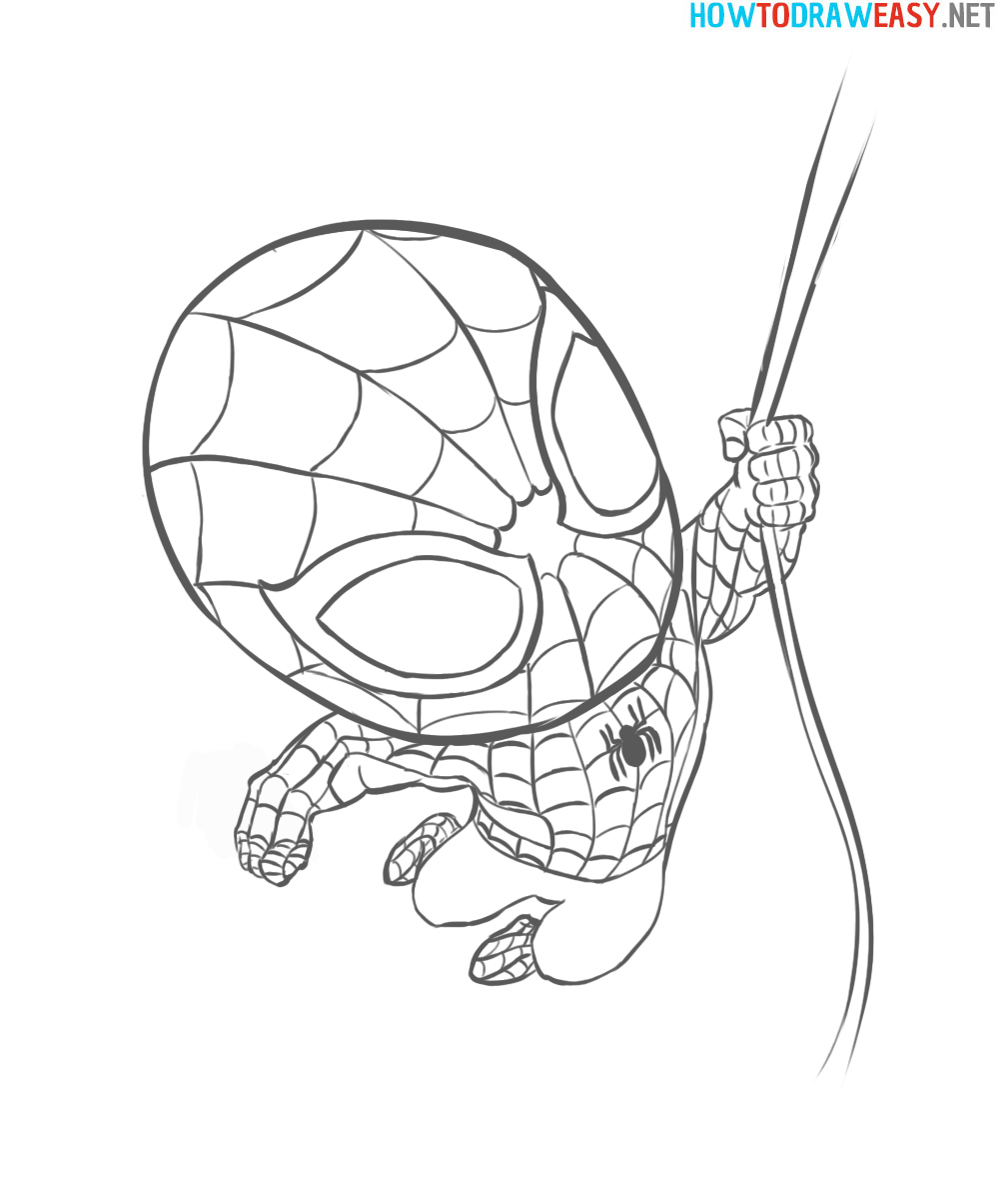 Drawing_Tutorial_Chibi_Spiderman