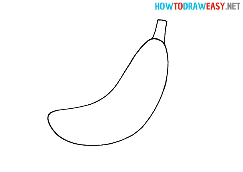 Easy Drawing a Banana