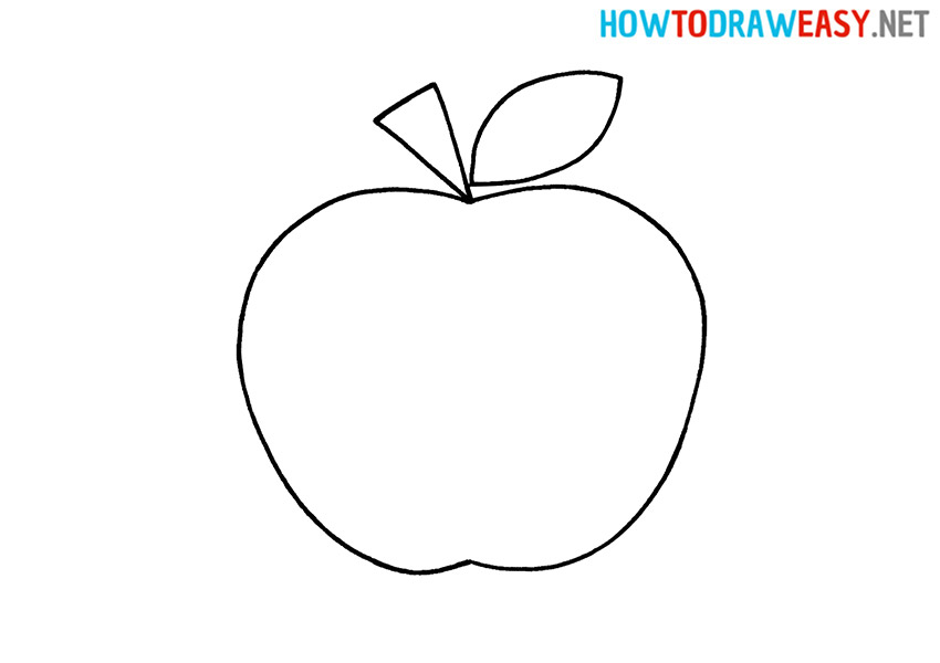 Easy Drawing an Apple
