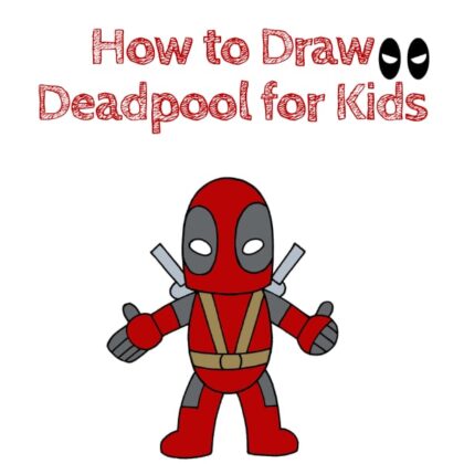 Easy How to Draw Deadpool