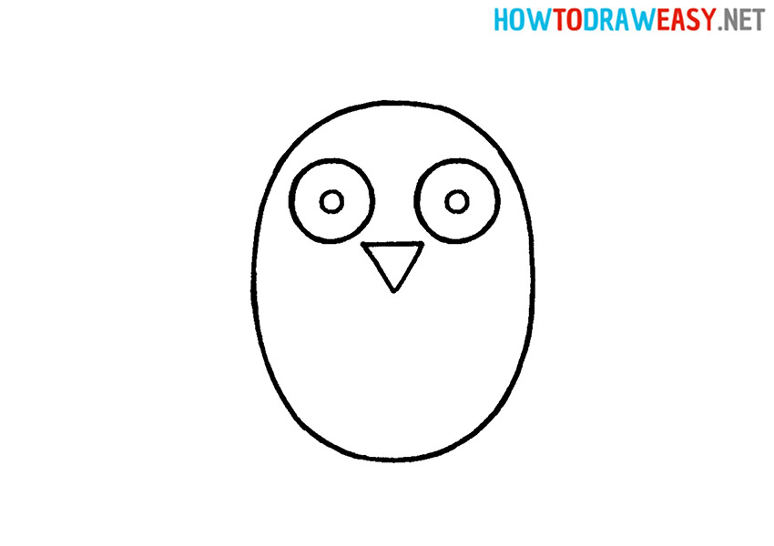 Easy Owl Drawing