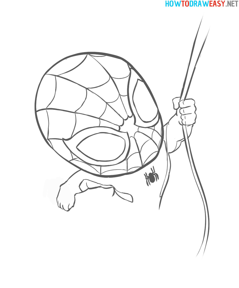 Easy_Chibi_Spider-Man_Drawing