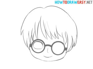 How to Draw Chibi Harry Potter - How to Draw Easy