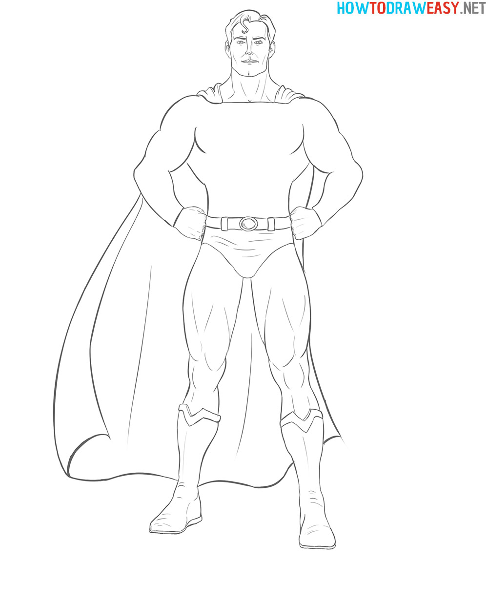 How do you Draw Superman