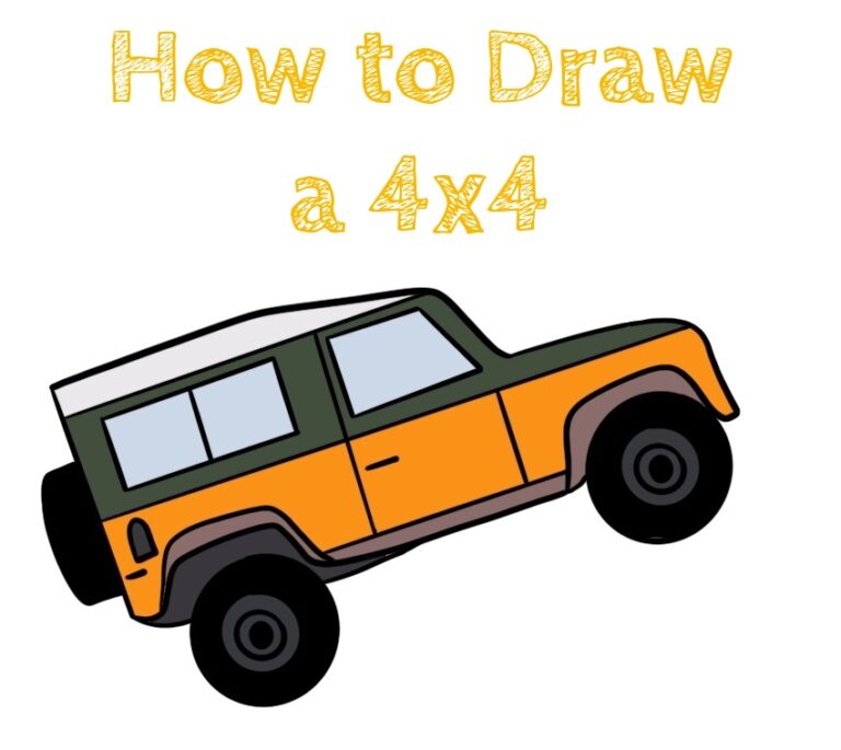 How to Draw a 4x4 How to Draw Easy