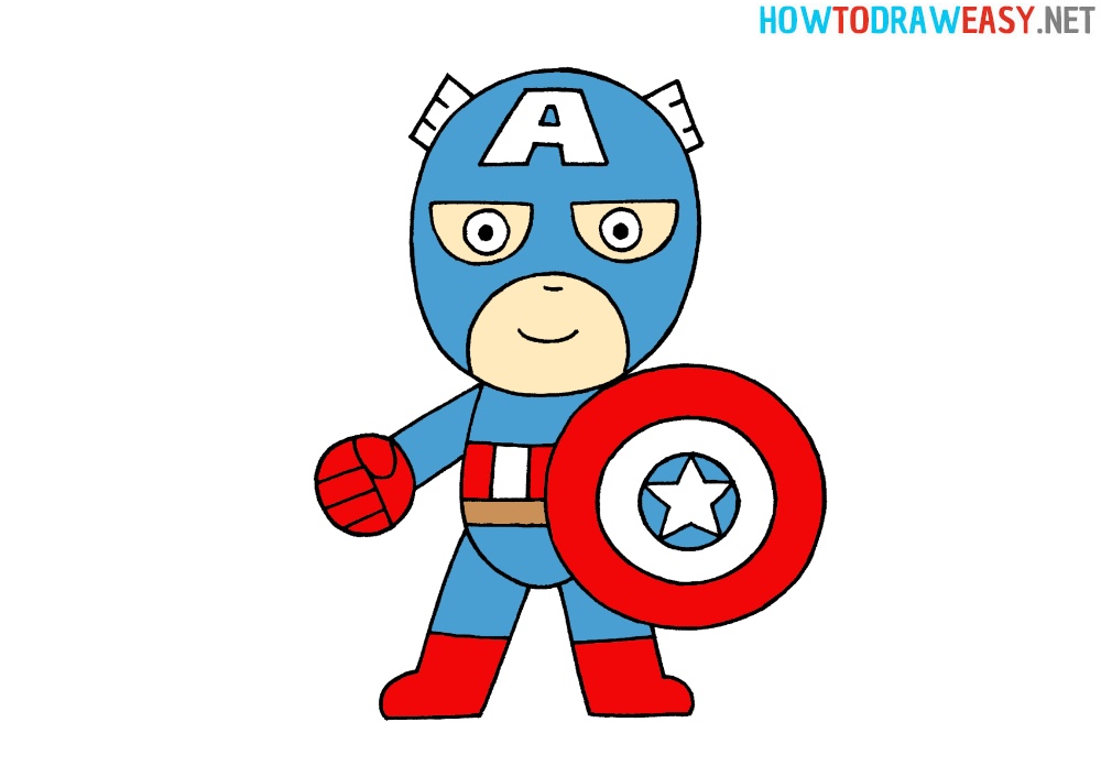 How to Draw Captain America