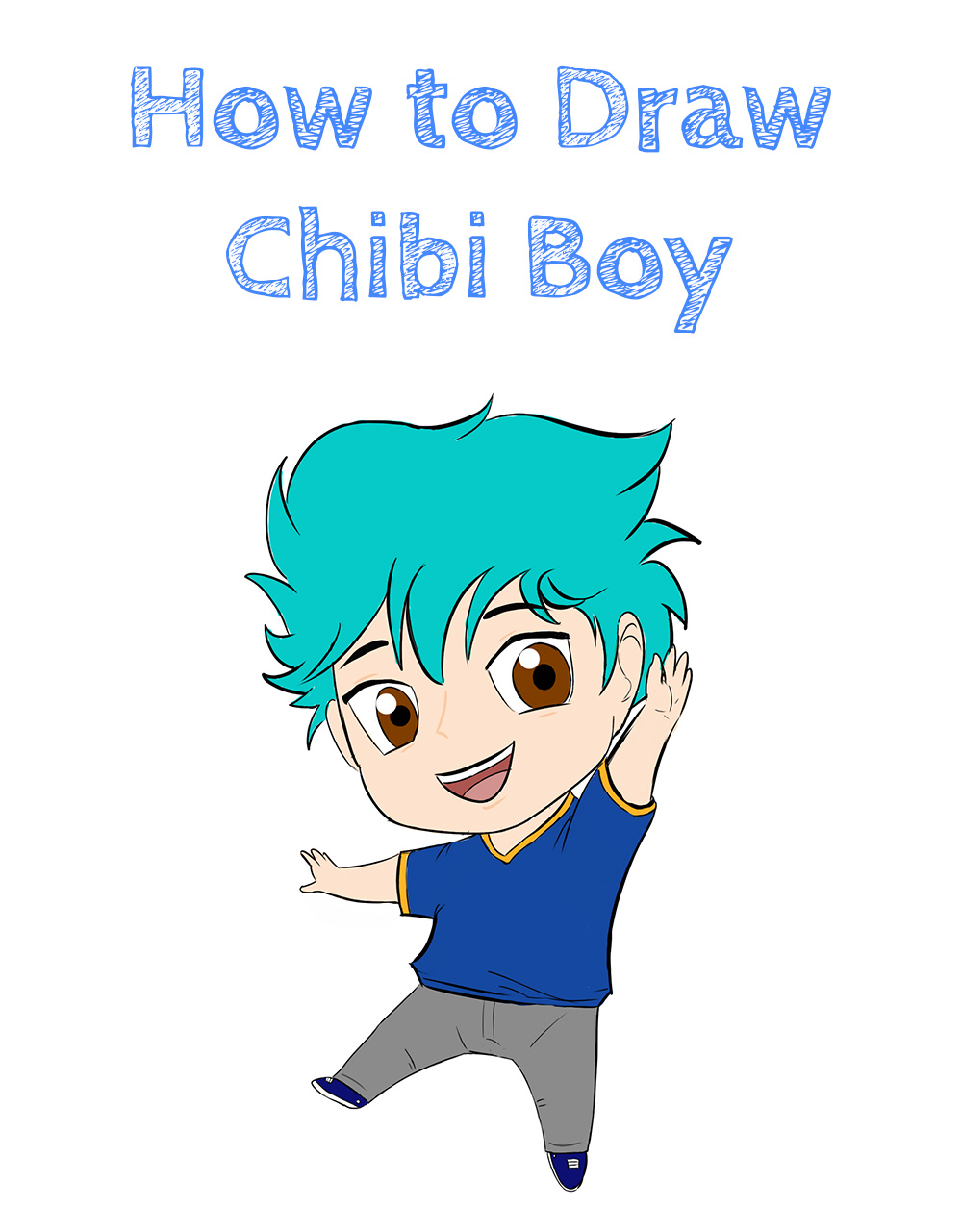 How to Draw Chibi Boy Body