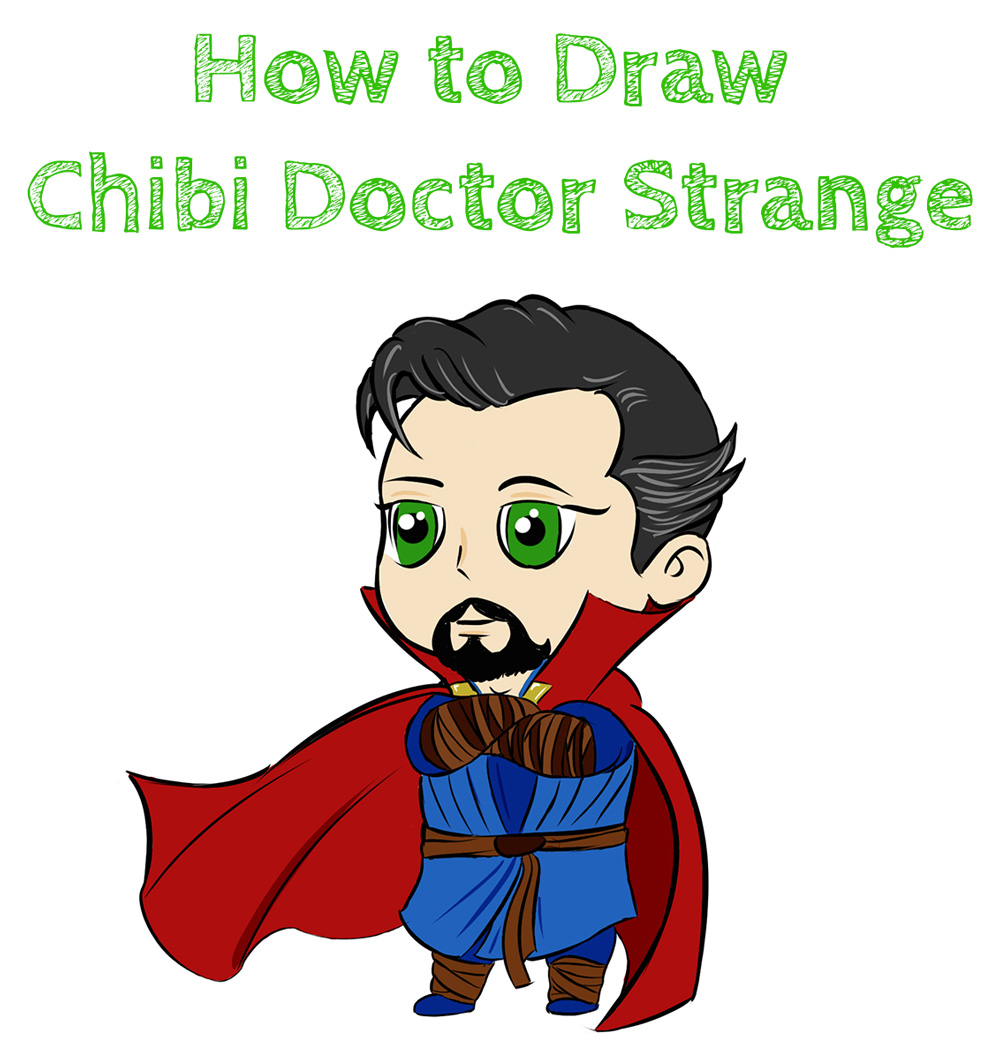 How to Draw Chibi Doctor Strange Easy