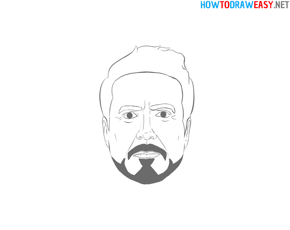 How to Draw Easy Tony Stark