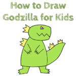 How to Draw Godzilla for Kids