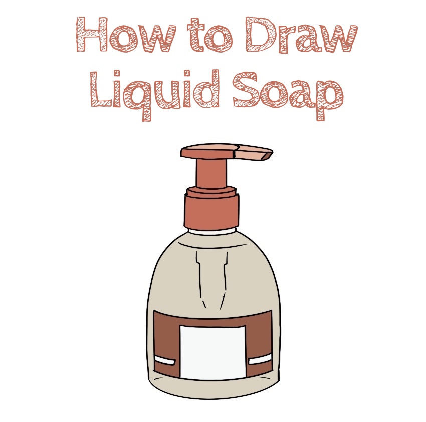 How to Draw Liquid Soap Simple